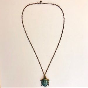 Turquoise Turtle Necklace